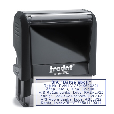 Rekvisiitide tempel 64x26mm Printy 4914