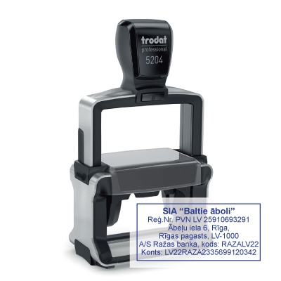 Rekvisiitide tempel 56x26mm Professional 5204