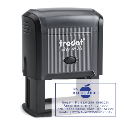 Suur rekvisiitide tempel 60x33mm Printy 4928