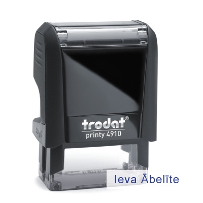 Ees- ja perekonnanime tempel 26x9mm Printy 4910